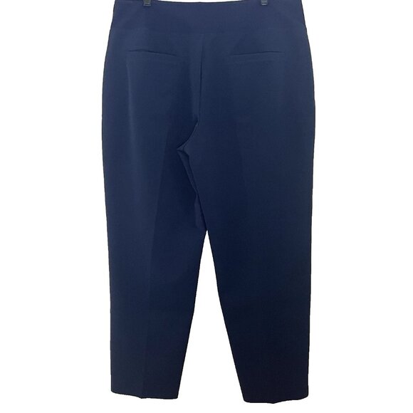 Athleta Navy Endless High Rise Ankle Pants 16 Travel Stretch Business Casual - Picture 3 of 11